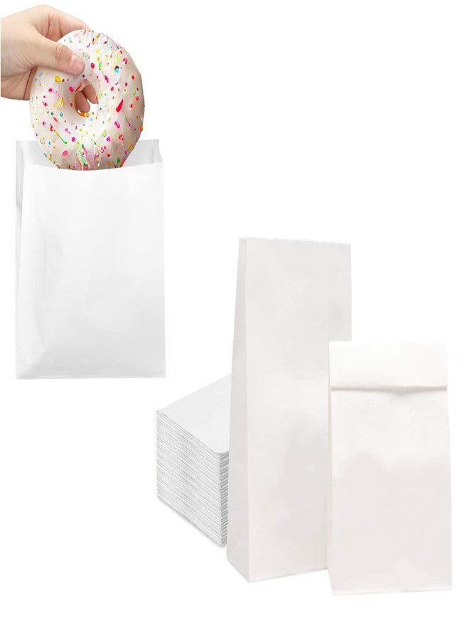 RANUR Butter or Parchment Paper Bags for Food Snack, Sandwich Pastry, Glassine, Wax Cookie, Size 13 cm X 28cm X 8 cm, L X H X W White Colour Pack of 100 - Image 1
